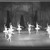 New York City Ballet production of "Divertimento No. 15" with Robert Rodham (left), and Earle Sieveling (right), choreography by George Balanchine (New York)
