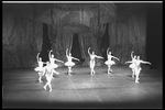 New York City Ballet production of "Divertimento No. 15" with Robert Rodham (left), and Earle Sieveling (right), choreography by George Balanchine (New York)