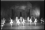 New York City Ballet production of "Divertimento No. 15", with Lynda Yourth, Marnee Morris, Patricia Wilde, Patricia Neary, Sara Leland, choreography by George Balanchine (New York)