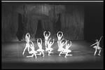 New York City Ballet production of "Divertimento No. 15", Victoria Simon, Carol Sumner, Patricia Wilde, Mimi Paul and Suki Schorer, Robert Rodham, Anthony Blum, Earl Sieveling, choreography by George Balanchine (New York)