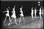 New York City Ballet production of "Concerto Barocco" with Tina McConnell, Karin von Aroldingen and Ruth Ann King, choreography by George Balanchine (New York)