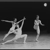 New York City Ballet production of "Movements for Piano and Orchestra" with Marnee Morris, Leslie Ruchala and Karin von Aroldingen, choreography by George Balanchine (New York)