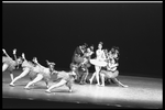 New York City Ballet production of "Fanfare" with Gloria Govrin as the harp, choreography by Jerome Robbins (New York)