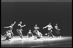 New York City Ballet production of "Clarinade"; center are Suzanne Farrell and Anthony Blum, choreography by George Balanchine (New York)