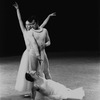 New York City Ballet production of "Serenade" with Nicholas Magallanes, Jillana and Maria Tallchief on floor, choreography by George Balanchine (New York)