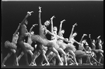 New York City Ballet production of "Fanfare" with Carol Sumner in front, choreography by Jerome Robbins (New York)
