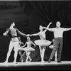 New York City Ballet production of "Ballet Imperial" with George Balanchine rehearsing Suzanne Farrell and Jacques d'Amboise, choreography by George Balanchine (New York)