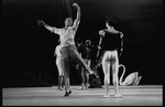 New York City Ballet production of "Swan Lake"; George Balanchine rehearsing Edward Villella, choreography by George Balanchine (New York)
