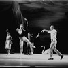 New York City Ballet production of "Swan Lake"; George Balanchine rehearsing Edward Villella, choreography by George Balanchine (New York)