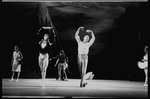 New York City Ballet production of "Swan Lake"; George Balanchine rehearsing Edward Villella, choreography by George Balanchine (New York)