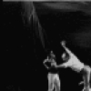 New York City Ballet production of "Swan Lake"; George Balanchine rehearsing Edward Villella and Patricia McBride, choreography by George Balanchine (New York)