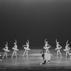 New York City Ballet production of "Symphony in C" with Suzanne Farrell and Conrad Ludlow, choreography by George Balanchine (New York)