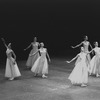New York City Ballet production of "Serenade" with Allegra Kent at left, choreography by George Balanchine (New York)