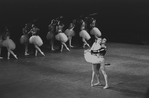 New York City Ballet production of "Swan Lake" with Allegra Kent and Conrad Ludlow, choreography by George Balanchine (New York)