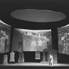 New York City Ballet production of "Shadow'd Ground" showing set projections by John Braden, choreography by John Taras (New York)