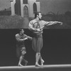 New York City Ballet production of "Shadow'd Ground" with Kent Stowell in front and Anthony Blum, choreography by John Taras (New York)