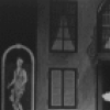 New York City Ballet production of "Harlequinade" with Patricia McBride and Edward Villella in rehearsal clothes, choreography by George Balanchine (New York)