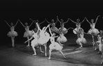 New York City Ballet production of "Swan Lake" with Patricia Neary, Suzanne Farrell and Marnee Morris, choreography by George Balanchine (New York)
