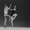 New York City Ballet production of "Variations" with George Balanchine rehearsing Suzanne Farrell, choreography by George Balanchine (New York)