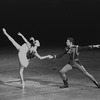 New York City Ballet production of "Stars and Stripes" with Patricia McBride and Conrad Ludlow, choreography by George Balanchine (New York)