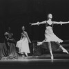 New York City Ballet production of "Prologue" with Kay Mazzo and upstage, Arthur Mitchell and Mimi Paul, choreography by Jacques d'Amboise (New York)