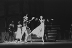 New York City Ballet production of "Prologue" with Frank Ohman and Marnee Morris and upstage, Arthur Mitchell and Mimi Paul, choreography by Jacques d'Amboise (New York)