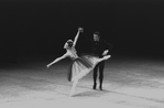 New York City Ballet production of "Trois Valses Romantiques" with Melissa Hayden and Conrad Ludlow, choreography by George Balanchine (New York)