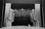New York City Ballet production of "Jewels", set model for "Diamonds" by designer Peter Harvey, choreography by George Balanchine (New York)