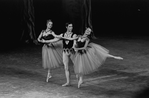 New York City Ballet production of "Jewels" ("Emeralds") with Sara Leland, John Prinz and Suki Schorer, choreography by George Balanchine (New York)