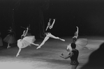 New York City Ballet production of "Jewels" ("Emeralds") with Sara Leland, John Prinz and Suki Schorer, choreography by George Balanchine (New York)