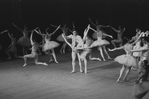 New York City Ballet production of "Jewels" ("Diamonds") with Suzanne Farrell and Jacques d'Amboise, choreography by George Balanchine (New York)