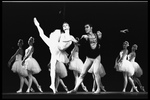 Melissa Hayden and Jacques d'Amboise in the New York City Ballet production of Balanchine's "Swan Lake"