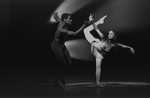 New York City Ballet production of "Metastaseis and Pithoprakta" with Suzanne Farrell and Arthur Mitchell, choreography by George Balanchine (New York)