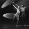 New York City Ballet production of "Metastaseis and Pithoprakta" with Suzanne Farrell and Arthur Mitchell, choreography by George Balanchine (New York)