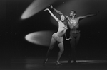 New York City Ballet production of "Metastaseis and Pithoprakta" with Suzanne Farrell and Arthur Mitchell, choreography by George Balanchine (New York)