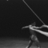 New York City Ballet production of "The Cage" with Patricia McBride and Francisco Moncion, choreography by Jerome Robbins (New York)