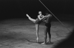 New York City Ballet production of "The Cage" with Patricia McBride and Francisco Moncion, choreography by Jerome Robbins (New York)