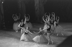 New York City Ballet production of "Jewels" (Emeralds) with Francisco Moncion and Mimi Paul, Violette Verdy and Conrad Ludlow, choreography by George Balanchine (New York)