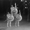 New York City Ballet production of "Jewels" (Diamonds) triple exposure shots with Suzanne Farrell and Jacques d'Amboise, choreography by George Balanchine (New York)