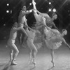 New York City Ballet production of "Jewels" (Diamonds) triple exposure shots with Suzanne Farrell and Jacques d'Amboise, choreography by George Balanchine (New York)