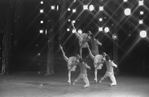 New York City Ballet production of "Jewels" (Diamonds) triple exposure shots with Suzanne Farrell and Jacques d'Amboise, choreography by George Balanchine (New York)