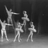 New York City Ballet production of "Jewels" (Diamonds) triple exposure shots with Suzanne Farrell and Jacques d'Amboise, choreography by George Balanchine (New York)