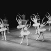 Delia Peters (center) in the New York City Ballet production of Balanchine's "Ballet Imperial"