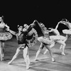 Conrad Ludlow (front) in the New York City Ballet production of Balanchine's "Ballet Imperial"