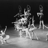 Dancers including Violette Verdy, Conrad Ludlow, and Marnee Morris (kneeling) in the New York City Ballet production of Balanchine's "Ballet Imperial"
