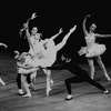 New York City Ballet production of "Symphony in C" with Suzanne Farrell and Conrad Ludlow (Delia Peters and Hermes Conde), choreography by George Balanchine (New York)