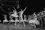 New York City Ballet production of "Jewels" (Diamonds) with Suzanne Farrell and Jacques d'Amboise, choreography by George Balanchine (New York)