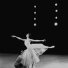 New York City Ballet production of "Serenade" with Allegra Kent and Conrad Ludlow, Marnee Morris in arabesque, choreography by George Balanchine (New York)