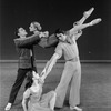 New York City Ballet production of "Fantasies" with Kay Mazzo and Anthony Blum in front, Sara Leland, Conrad Ludlow behind, choreography by John Clifford (New York)