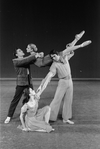 New York City Ballet production of "Fantasies" with Kay Mazzo and Anthony Blum in front, Sara Leland, Conrad Ludlow behind, choreography by John Clifford (New York)